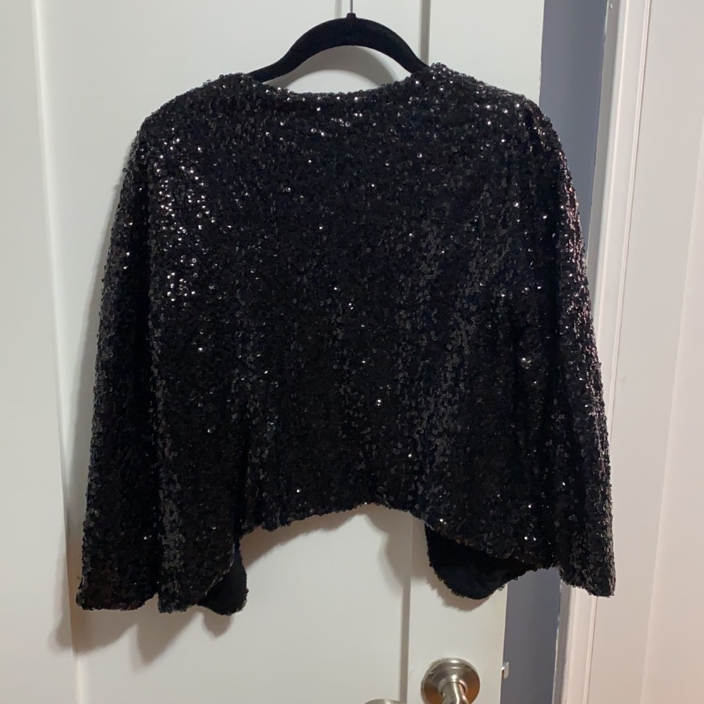 Evening Sequin Black Jacket - image 3